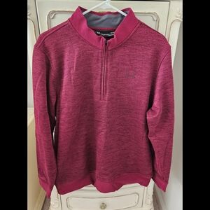 Under Armour Maroon Quarter-Zip Pullover